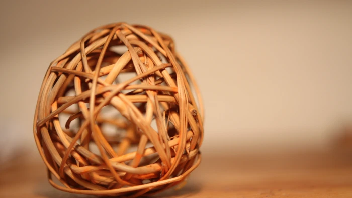 brown wooden ball Linux Ubuntu GNOME close up no people 2k 4k