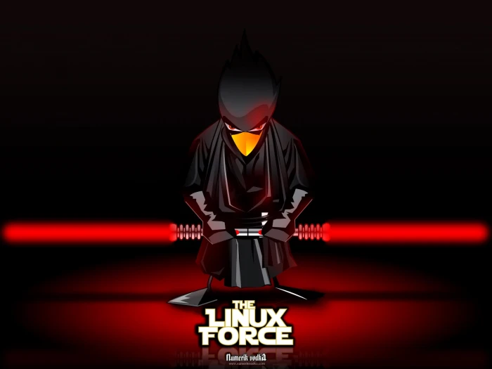 computer Dark Background Linux Star Wars 2k