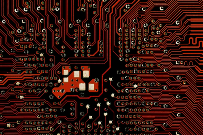 macro background computer circuit board 2k