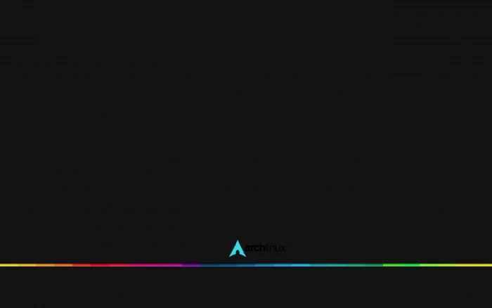 minimalistic linux rainbows arch Technology Linux HD Art 2k