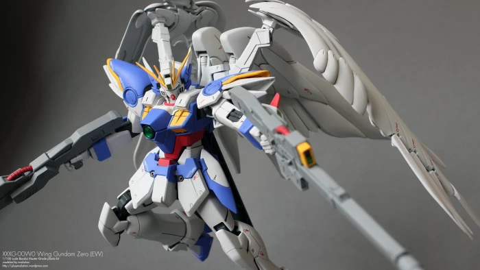 Mobile Suit Gundam Wing mech anime macro robot photography 2k