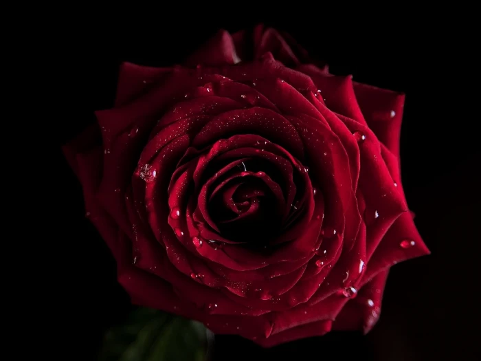 red rose flower flowers macro Flower petal nature 2k