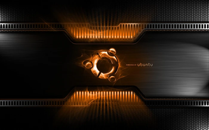 Orange Metal Linux Ubuntu Android 2k