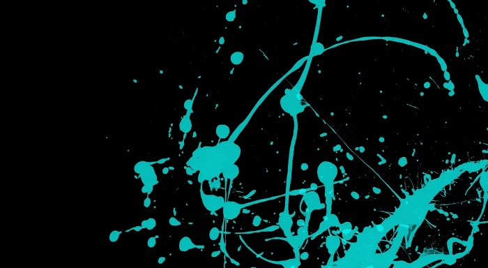 Paint Splash Artistic Abstract brush adobe painting blue 2k