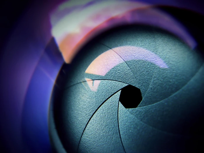 spiral camera lens wallpaper photography macro aperture lights 2k