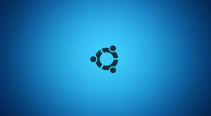 Ubuntu Desktop Blue round blue logo Computers Linux studio shot 2k