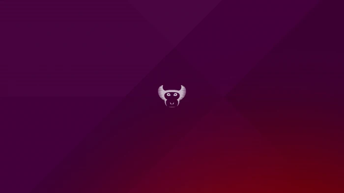 white monkey logo Linux Ubuntu animal themes mammal 2k 4k