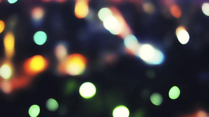 bokeh photography blurred lights defocused night illuminated 2k