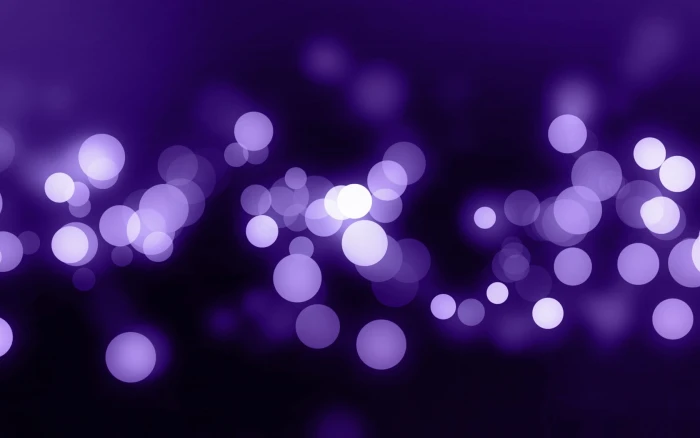 purple lights abstract bokeh digital art shapes blurred 2k