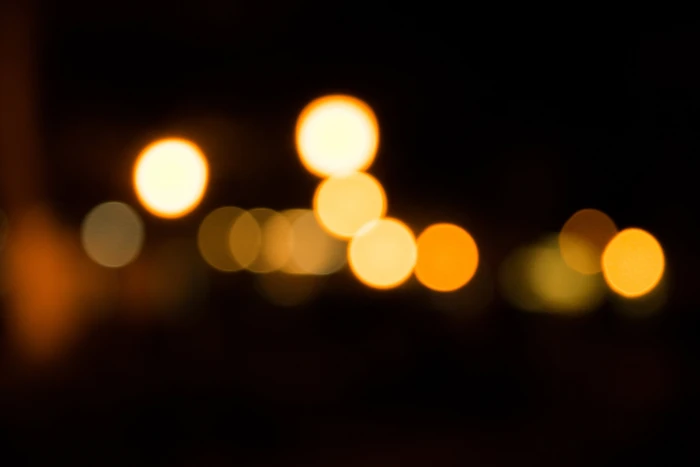 yellow bokeh photography bookeh dark night abstract light 2k 4k 5k