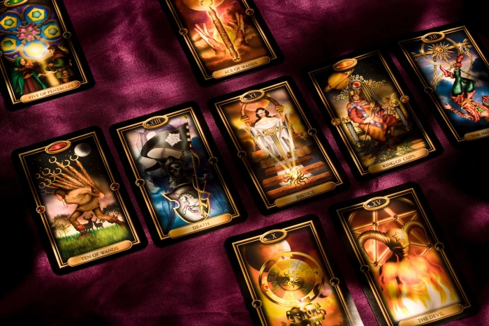 assorted trading card lot tarot cards prophecy dark light 2k 4k 5k