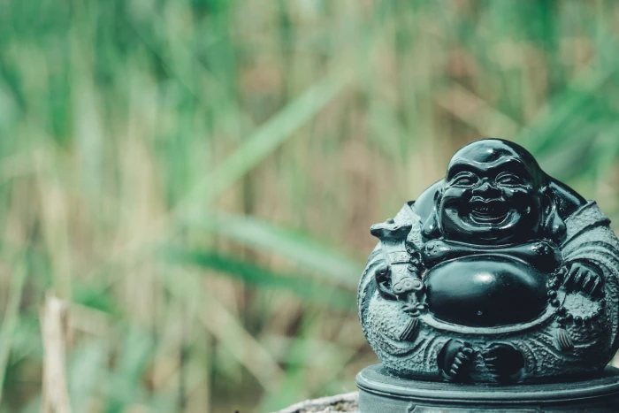 buddha religion laughing happy buddhism statue 2k 4k