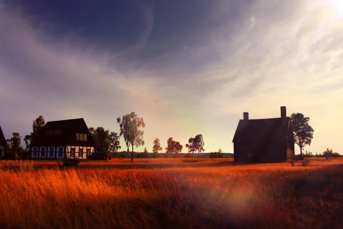 evening abendstimmung freiberg sky sunset mood 2k 4k 5k