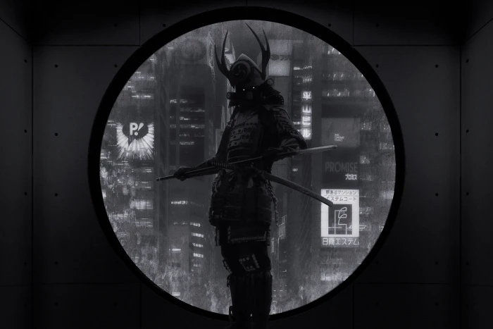 fantasy samurai mystical composing photomontage japan 2k 4k 5k 8k 10k
