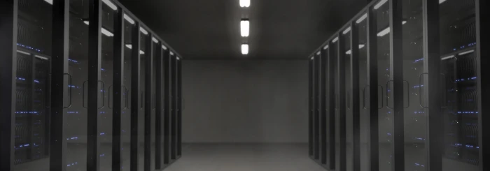 glass display cabinets with gray wooden frames server space 2k 4k