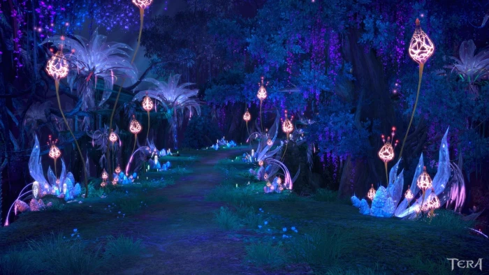 Mystic Woods 3 light flowers trees tera glow games 2k