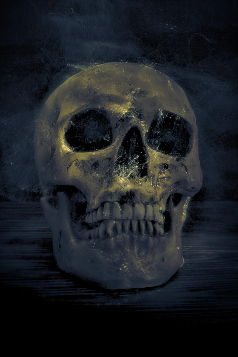 skull spirit mystical weird surreal horror creepy fantasy 2k 4k