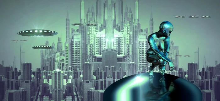 untitled fantasy science fiction float surreal city photo montage 2k 4k 5k