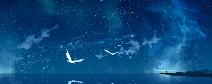 anime dual monitor multi screen widescreen dualmonitor dualscreen 2k