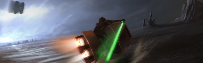 artwork Dual Monitors Jedi Lightsaber Multiple Display widescreen dualmonitor dualscreen 2k 4k