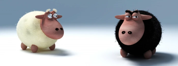 cartoon dual humor monitor multi screen sheep widescreen dualmonitor dualscreen 2k