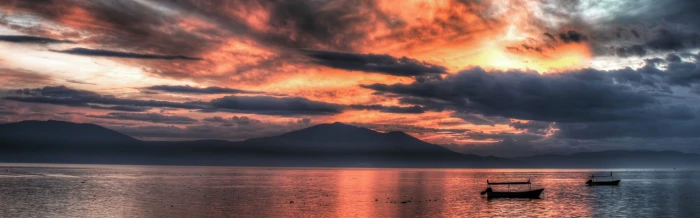 dual screen desktop downloads water sky cloud scenics nature widescreen dualmonitor dualscreen 2k