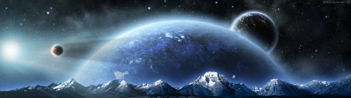 dual screen pictures to download space astronomy night planet earth widescreen dualmonitor dualscreen 2k