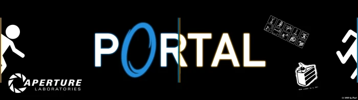 dual game monitor portal screen widescreen dualmonitor dualscreen 2k 4k