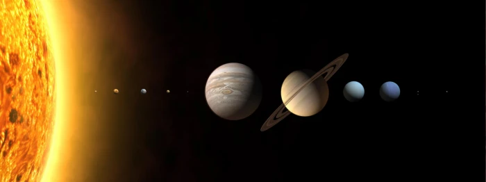 dual monitor moon multi planets sci science screen solar widescreen dualmonitor dualscreen 2k