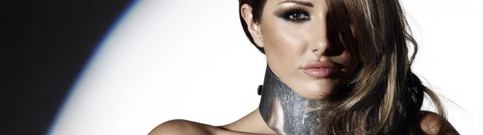 Lucy Pinder women model glamour dual monitors display widescreen dualmonitor dualscreen 2k 4k