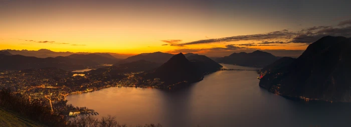 mountain landscape dual monitors sky water scenics nature widescreen dualmonitor dualscreen 2k 4k 5k