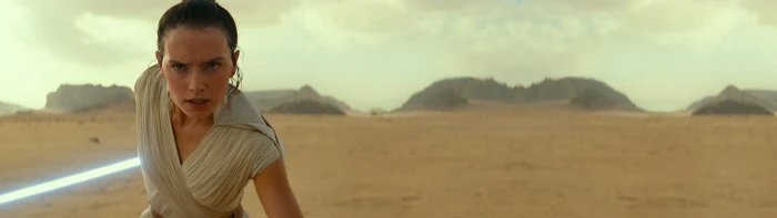 Rey from Star Wars dual display monitors ultrawide widescreen dualmonitor dualscreen 2k 4k