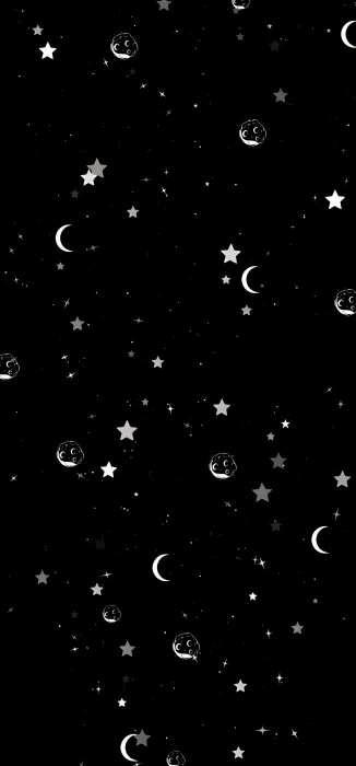 Moons and Stars Patterns amoled mobile 2k