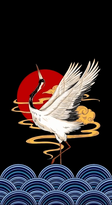 Asian Bird Art amoled mobile 2k