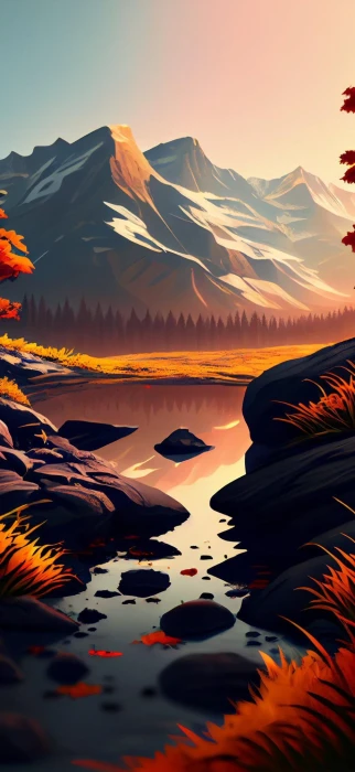 mountain wallpaper rock season autumn mobile iphone