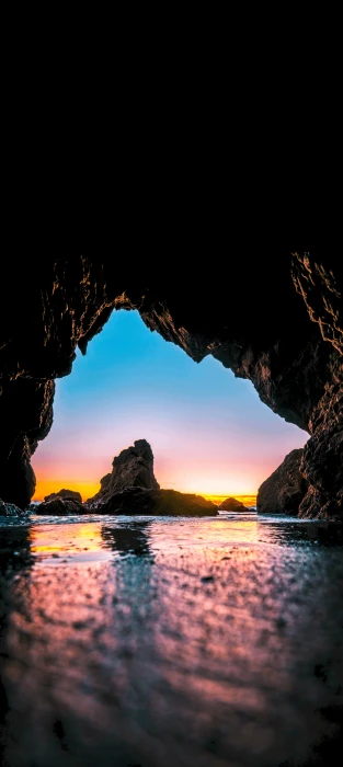 El Matador State Beach Malibu CA amoled background wallpaper 2k