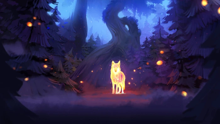 Firefox in forest 2k 4k