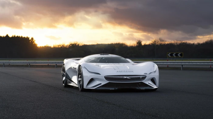 Jaguar Vision Gran Turismo SV Concept 2k 4k