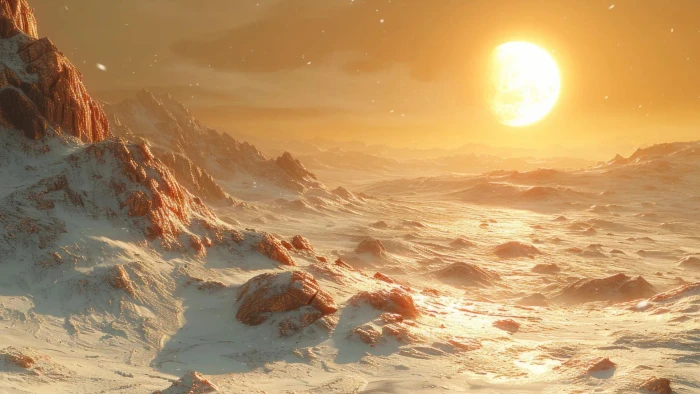 Hyper Realistic Alien Landscape 2k