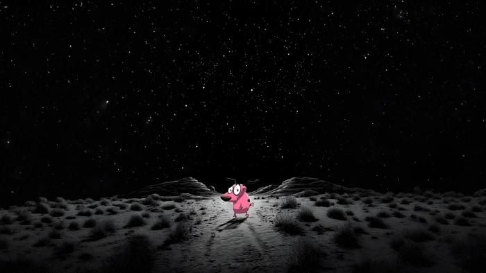 COURAGE THE BRAVE DOG 2k 4k