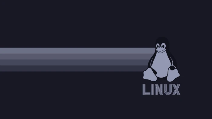 Linux Tux Wallpaper Following Catppuccin Mocha theme with darkest colours 2k