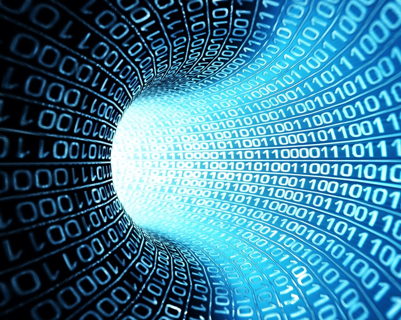 blue and white optical illustration abstract tunnel numbers