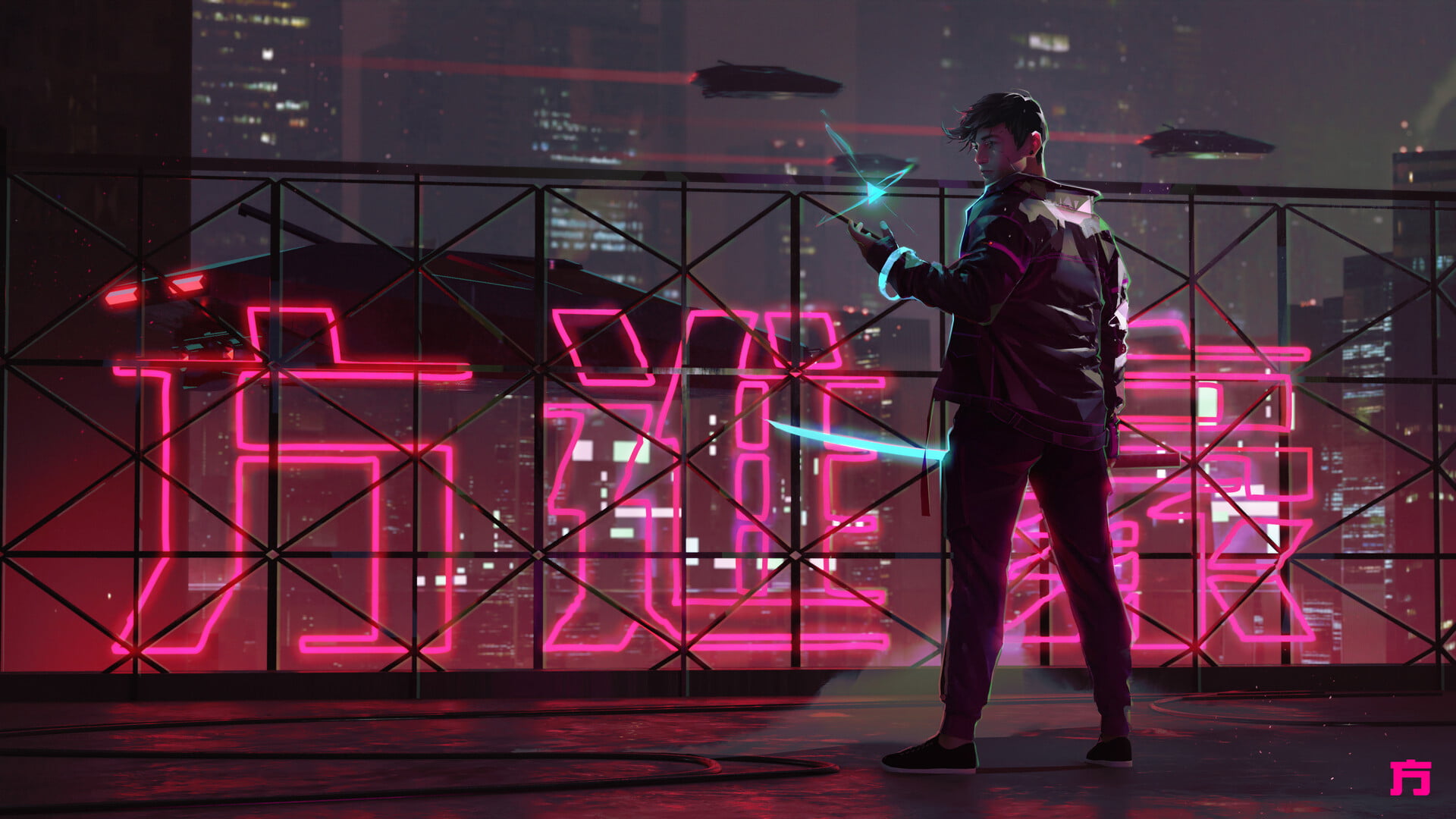 Chin Fong digital art concept illustration science fiction