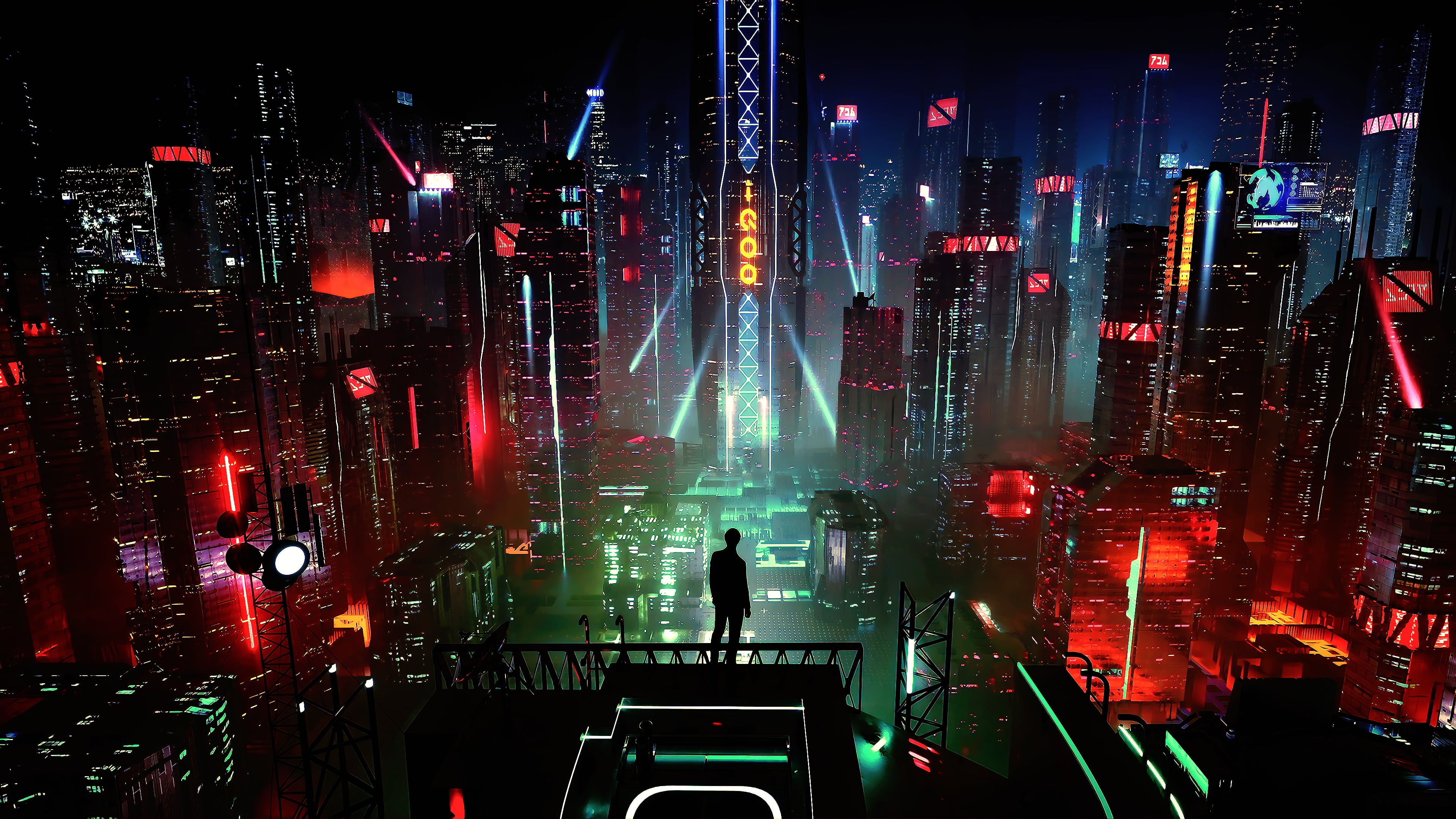 cyber science fiction digital art concept cyberpunk 8 2k