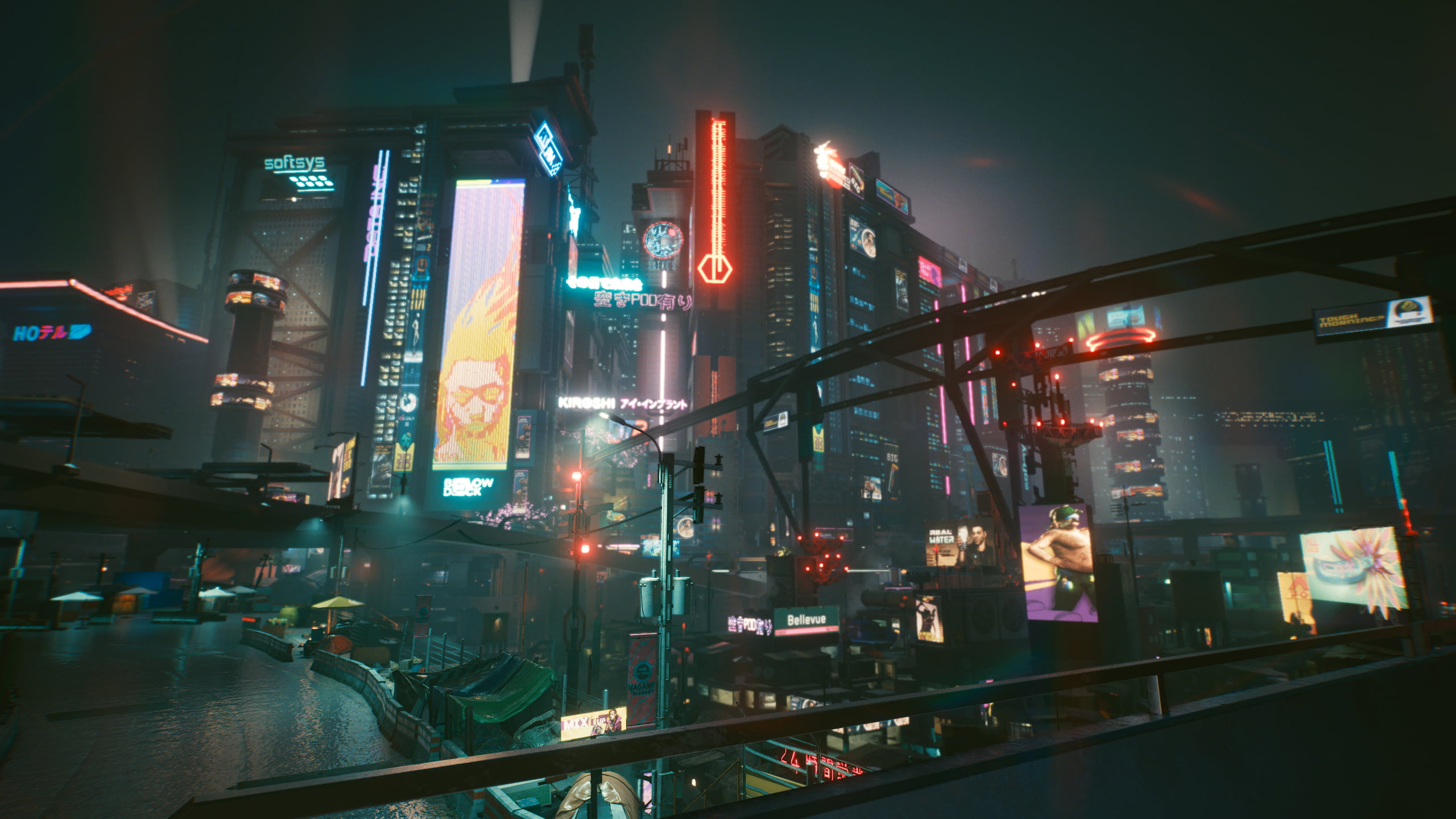 Cyberpunk night city futuristic 2k