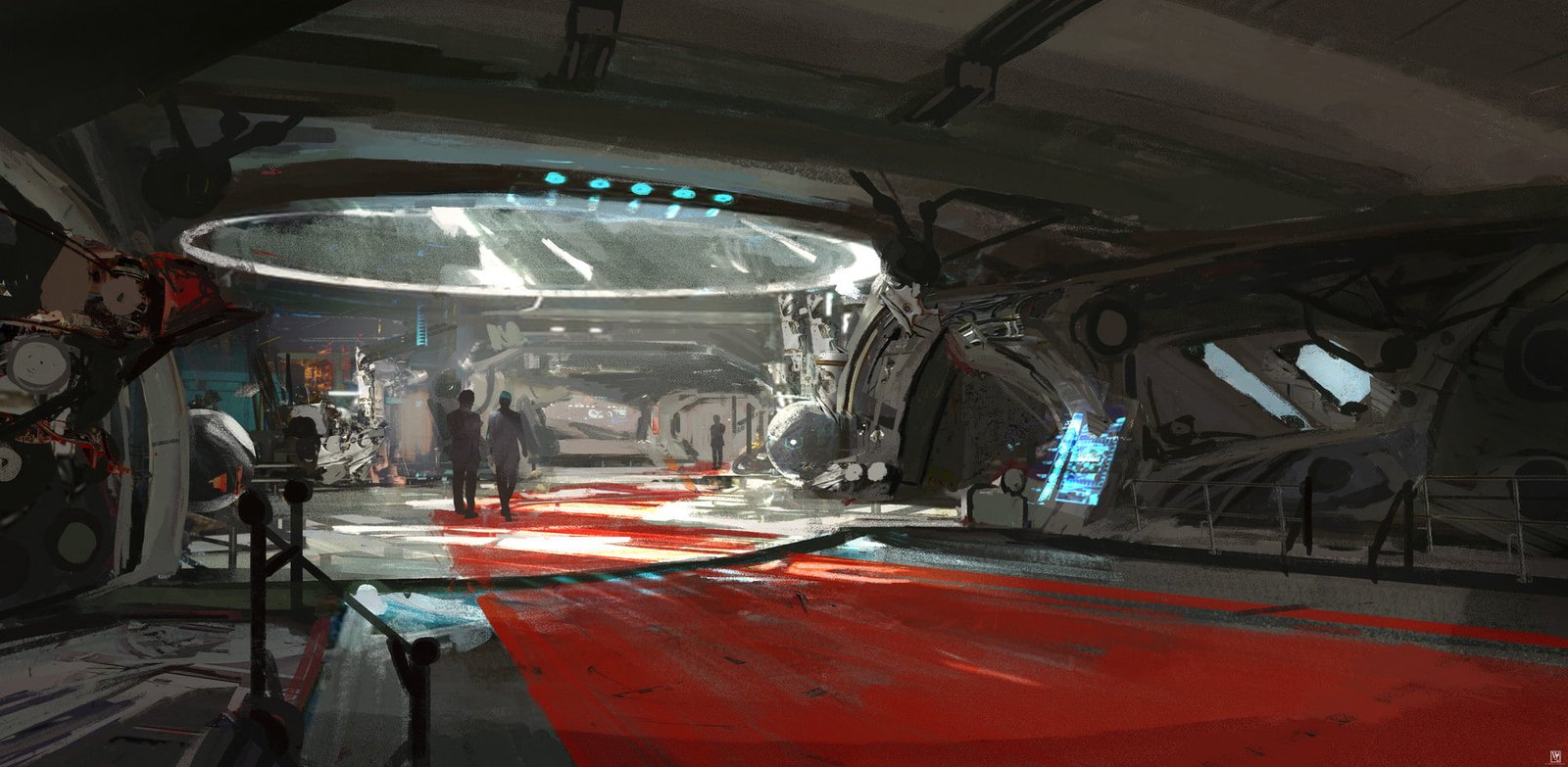 fantasy art cyberpunk science fiction digital