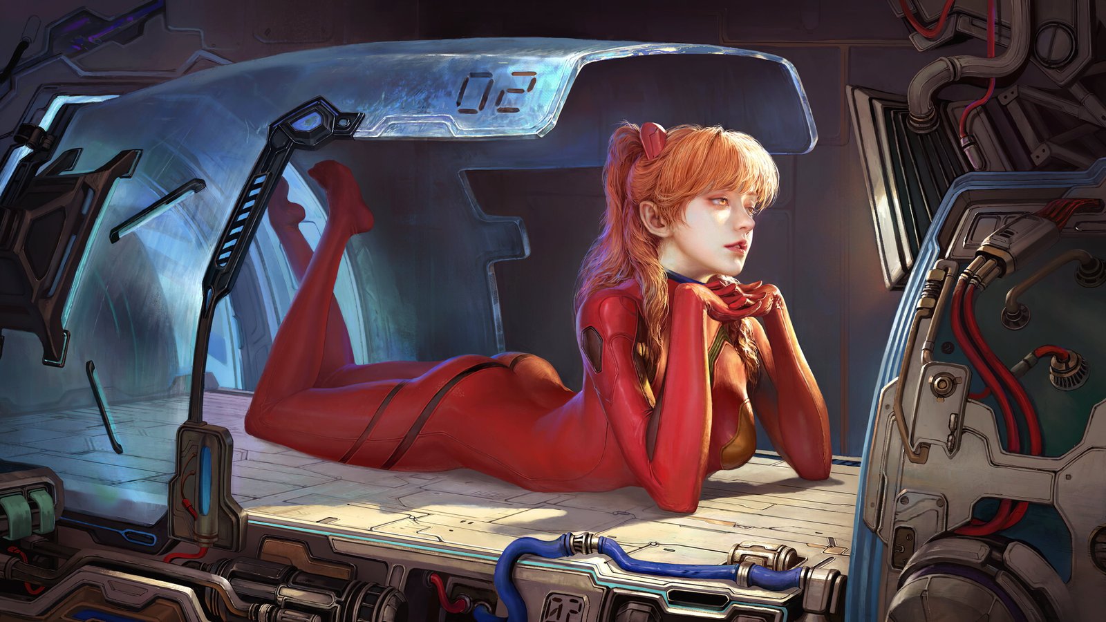 futuristic science fiction digital art concept artwork 2k