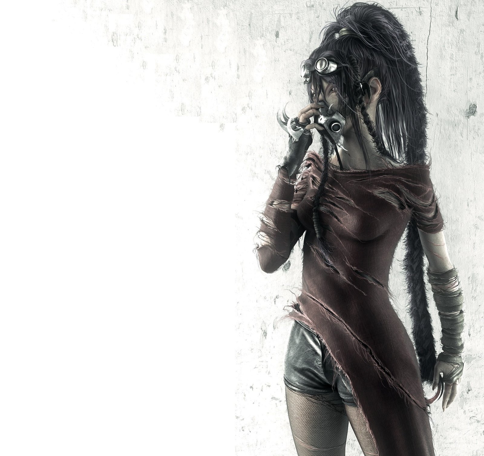 girl art Romeo Jonathan Neformal Cyber goth
