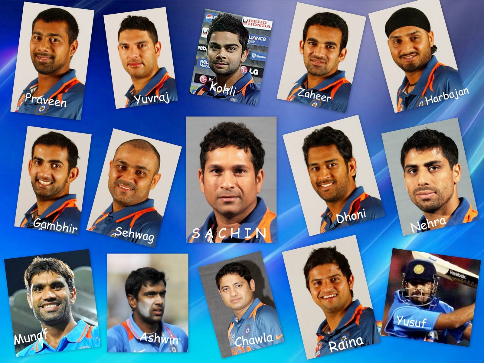 Team India World Cup HD celebrities
