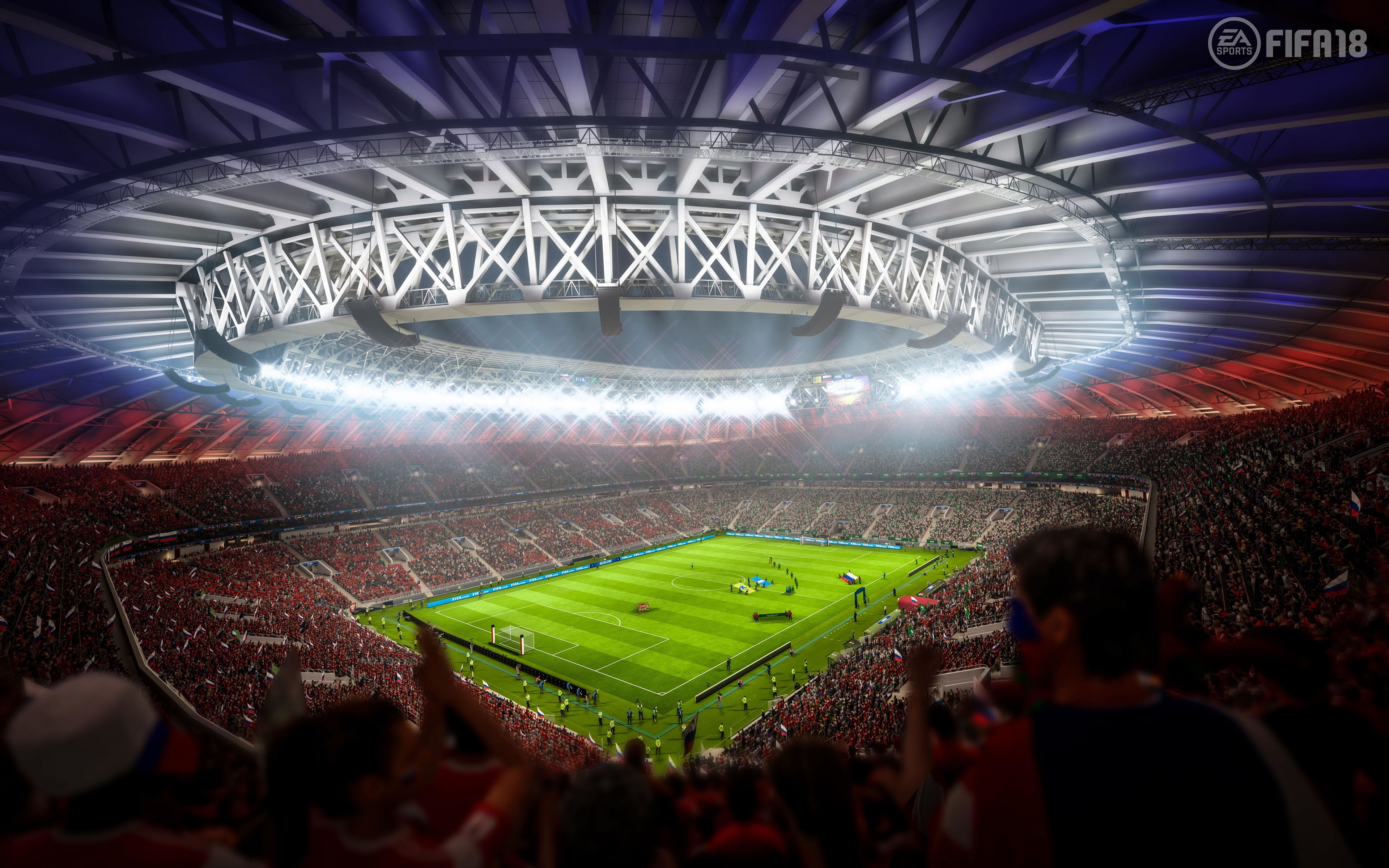 FIFA 18 Stadium World Cup Game Poster stadium wallpaper 2k